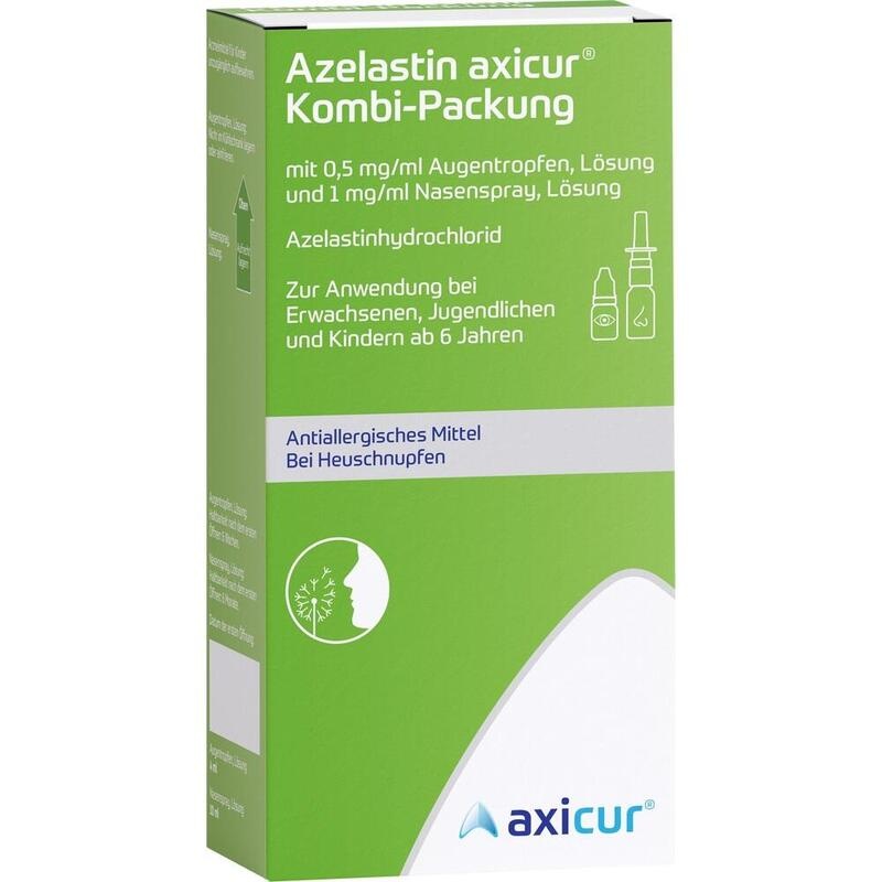 AZELASTIN axicur Kombi-Pack.0,5mg/ml AT+1mg/ml NS